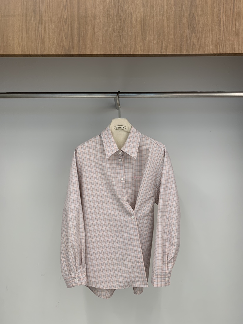 ONE MONE韓國代購女士新品熱賣時尚26春夏休閑襯衫蕾絲衫ONE MONE襯衫/蕾絲衫圖色2