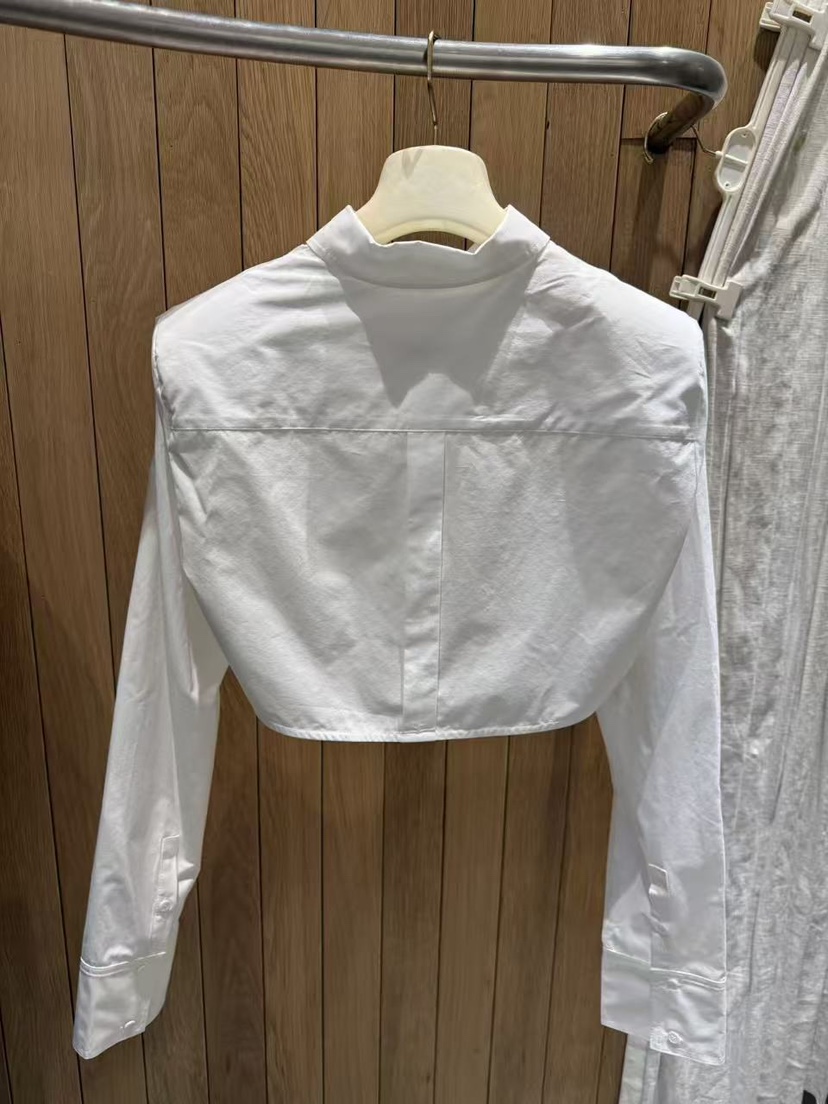 PAPERMOON韓國代購女裝新品真品推薦時尚休閑襯衫蕾絲衫短款paper moon襯衫/蕾絲衫