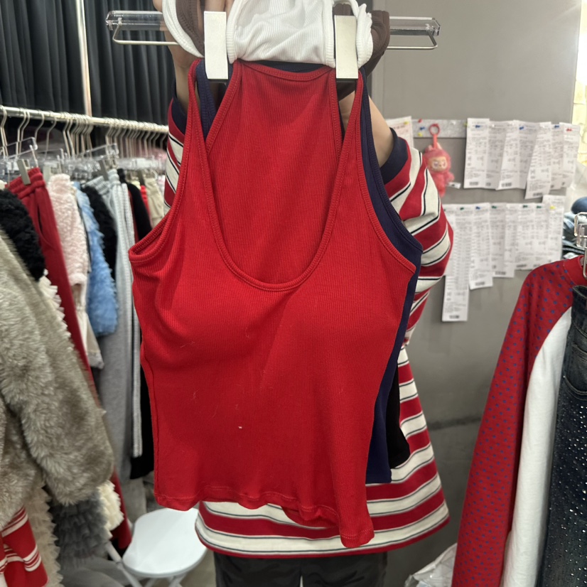 MOMAZU韓國代購女裝新款休閑熱賣26春夏真品推薦吊帶背心MOMAZU吊帶/背心圖色3