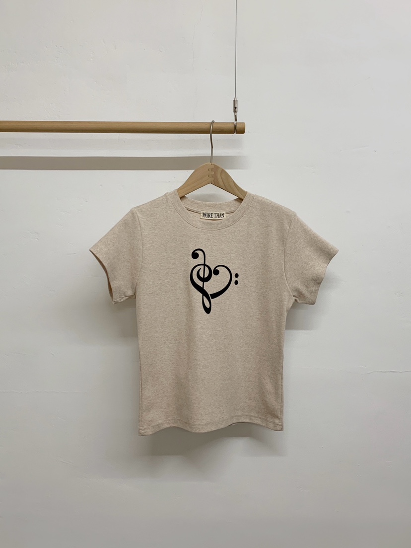 MORE THAN-P韓國代購女裝新品人氣職業休閑時尚26春夏T恤MORE THANT恤圖色1