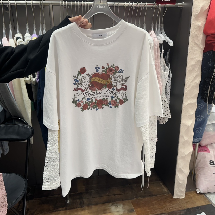 CLODE韓國直郵女裝新款人氣休閑推薦26春夏真品時尚長袖T恤CLODE長袖T恤圖色1