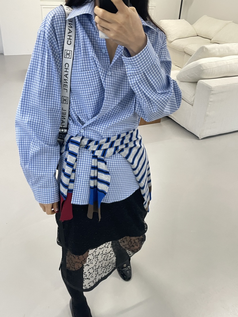 EDITION-P韓國直郵女裝新款休閑時尚職業26春夏襯衫蕾絲衫EDITION/CHAHEE襯衫/蕾絲衫