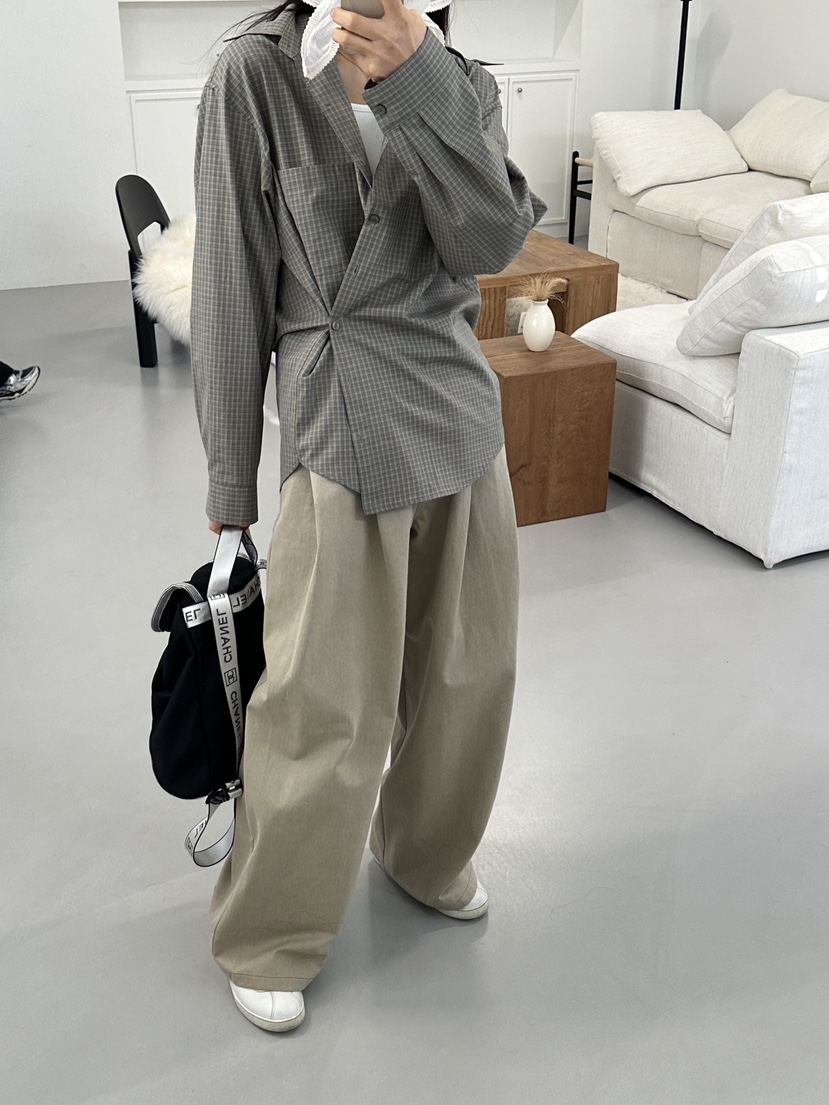 EDITION-P韓國直郵女裝新款休閑時尚職業26春夏襯衫蕾絲衫EDITION/CHAHEE襯衫/蕾絲衫