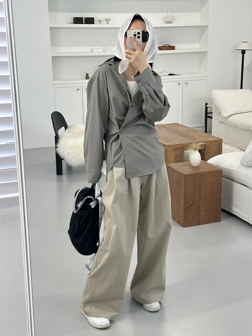 EDITION-P韓國直郵女裝新款休閑時尚職業26春夏襯衫蕾絲衫EDITION/CHAHEE襯衫/蕾絲衫