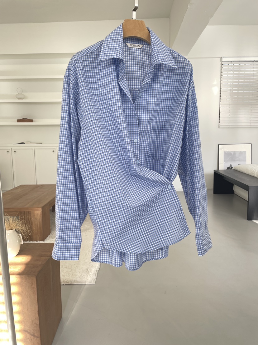 EDITION-P韓國直郵女裝新款休閑時尚職業26春夏襯衫蕾絲衫EDITION/CHAHEE襯衫/蕾絲衫圖色2