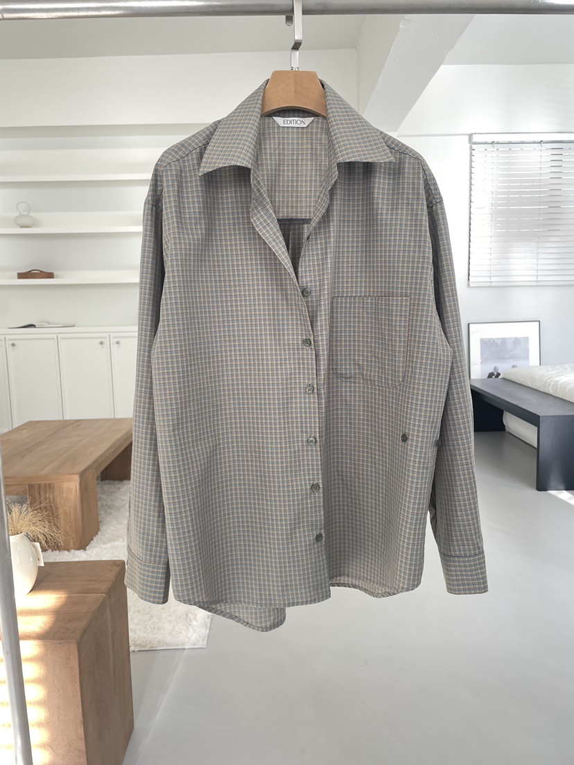 EDITION-P韓國直郵女裝新款休閑時尚職業26春夏襯衫蕾絲衫EDITION/CHAHEE襯衫/蕾絲衫圖色3