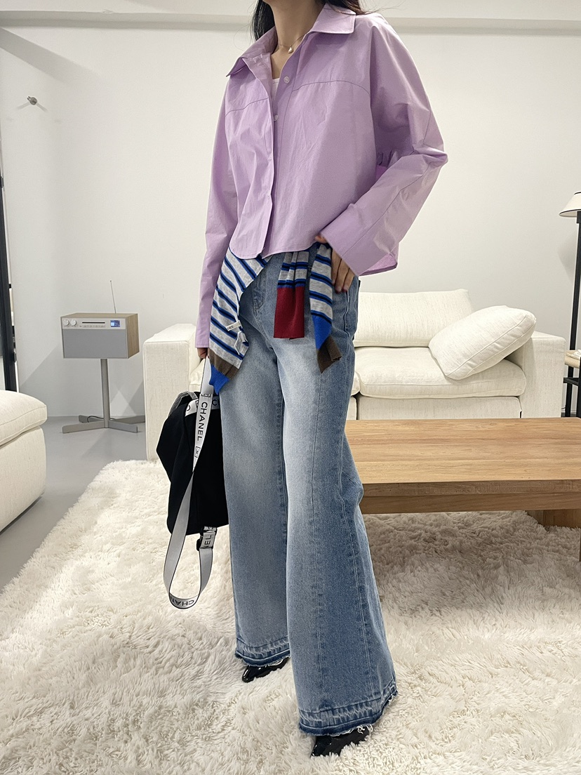 EDITION-P東大門代購女裝新款推薦真品26春夏休閑牛仔褲EDITION/CHAHEE牛仔褲