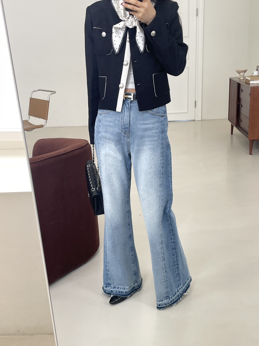 EDITION-P東大門代購女裝新款推薦真品26春夏休閑牛仔褲EDITION/CHAHEE牛仔褲