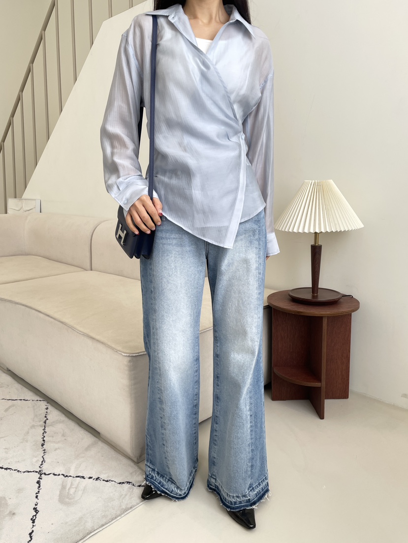 EDITION-P東大門代購女裝新款推薦真品26春夏休閑牛仔褲EDITION/CHAHEE牛仔褲