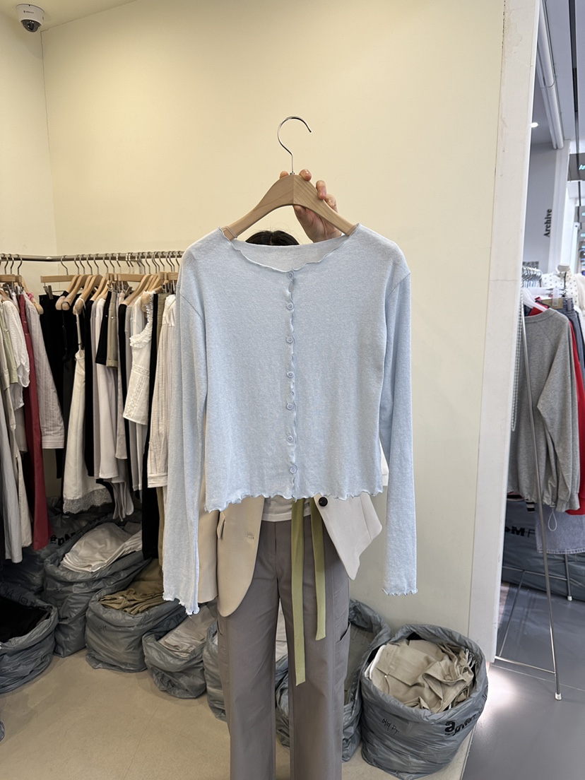 MONDAYMORING韓國代購女裝新款職業時尚熱賣長袖T恤羊毛衫MONDAYMORING長袖T恤圖色3