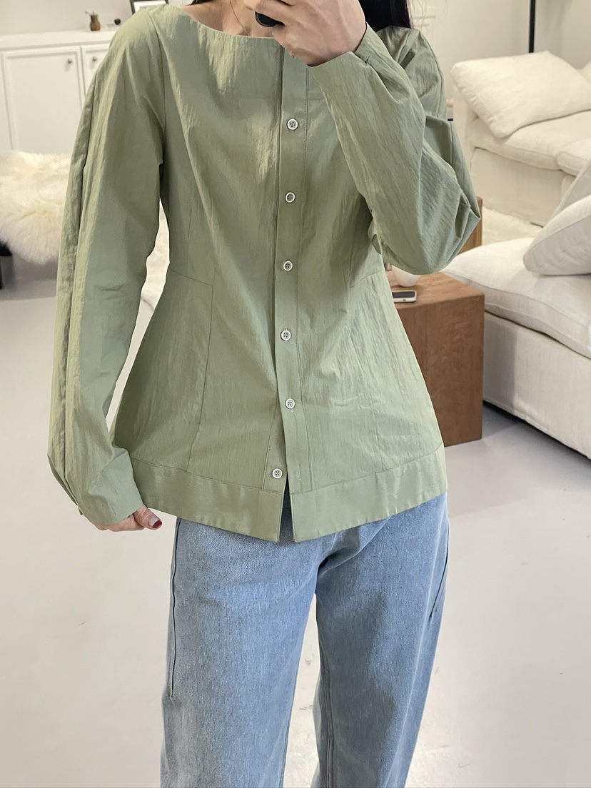 EDITION-P韓國直郵女士新品真品推薦人氣熱賣襯衫蕾絲衫EDITION/CHAHEE襯衫/蕾絲衫