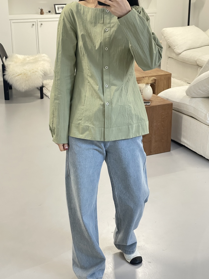 EDITION-P韓國直郵女士新品真品推薦人氣熱賣襯衫蕾絲衫EDITION/CHAHEE襯衫/蕾絲衫