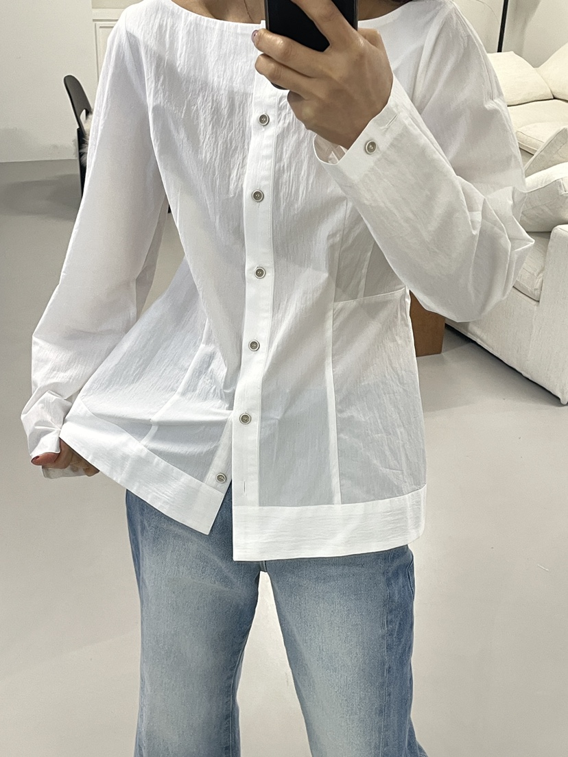 EDITION-P韓國直郵女士新品真品推薦人氣熱賣襯衫蕾絲衫EDITION/CHAHEE襯衫/蕾絲衫