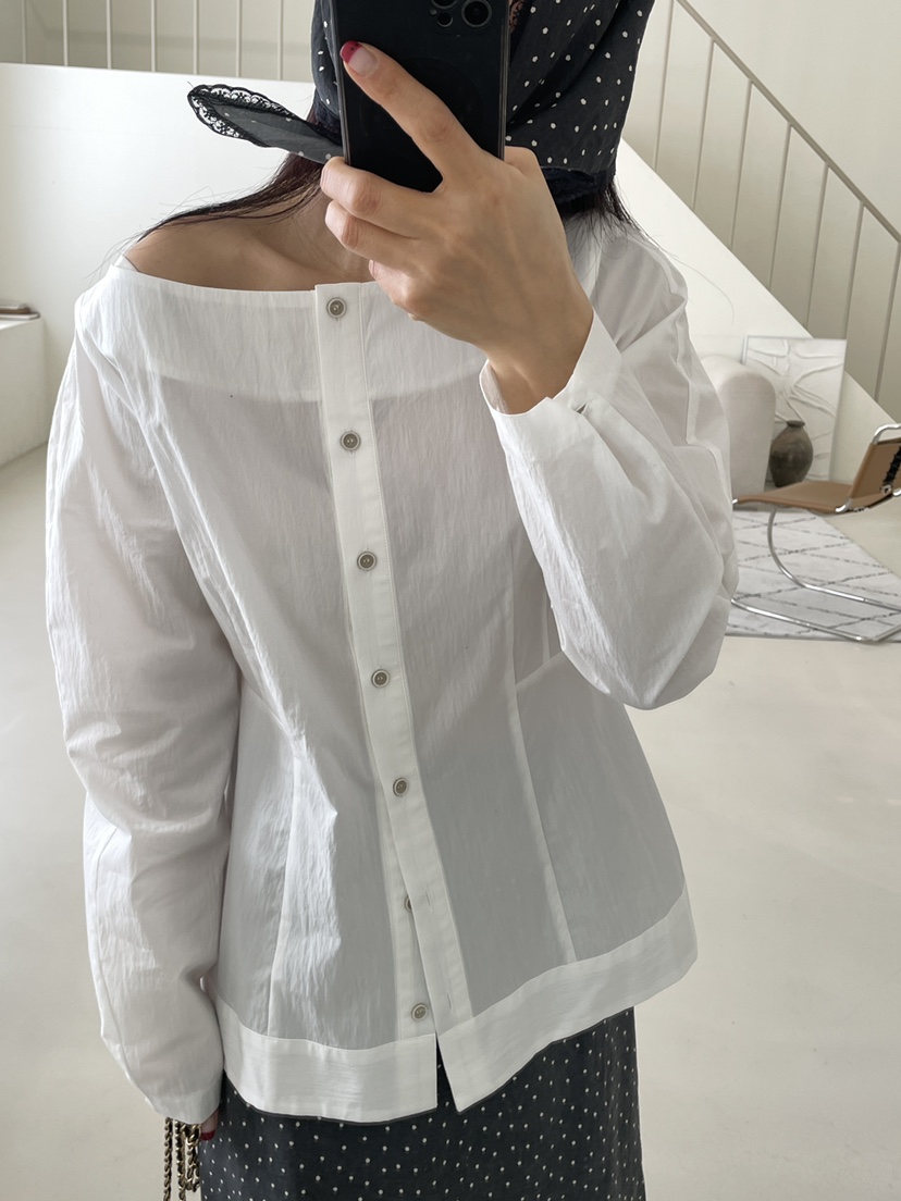 EDITION-P韓國直郵女士新品真品推薦人氣熱賣襯衫蕾絲衫EDITION/CHAHEE襯衫/蕾絲衫