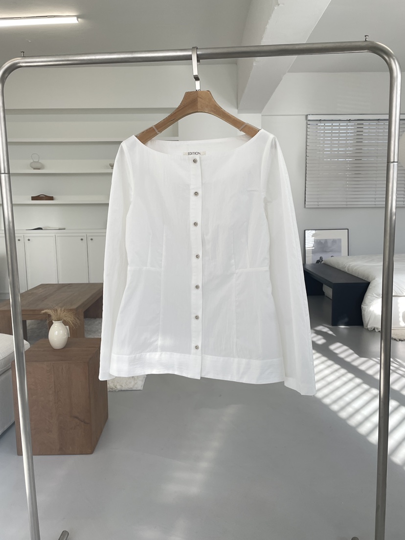 EDITION-P韓國直郵女士新品真品推薦人氣熱賣襯衫蕾絲衫EDITION/CHAHEE襯衫/蕾絲衫圖色1