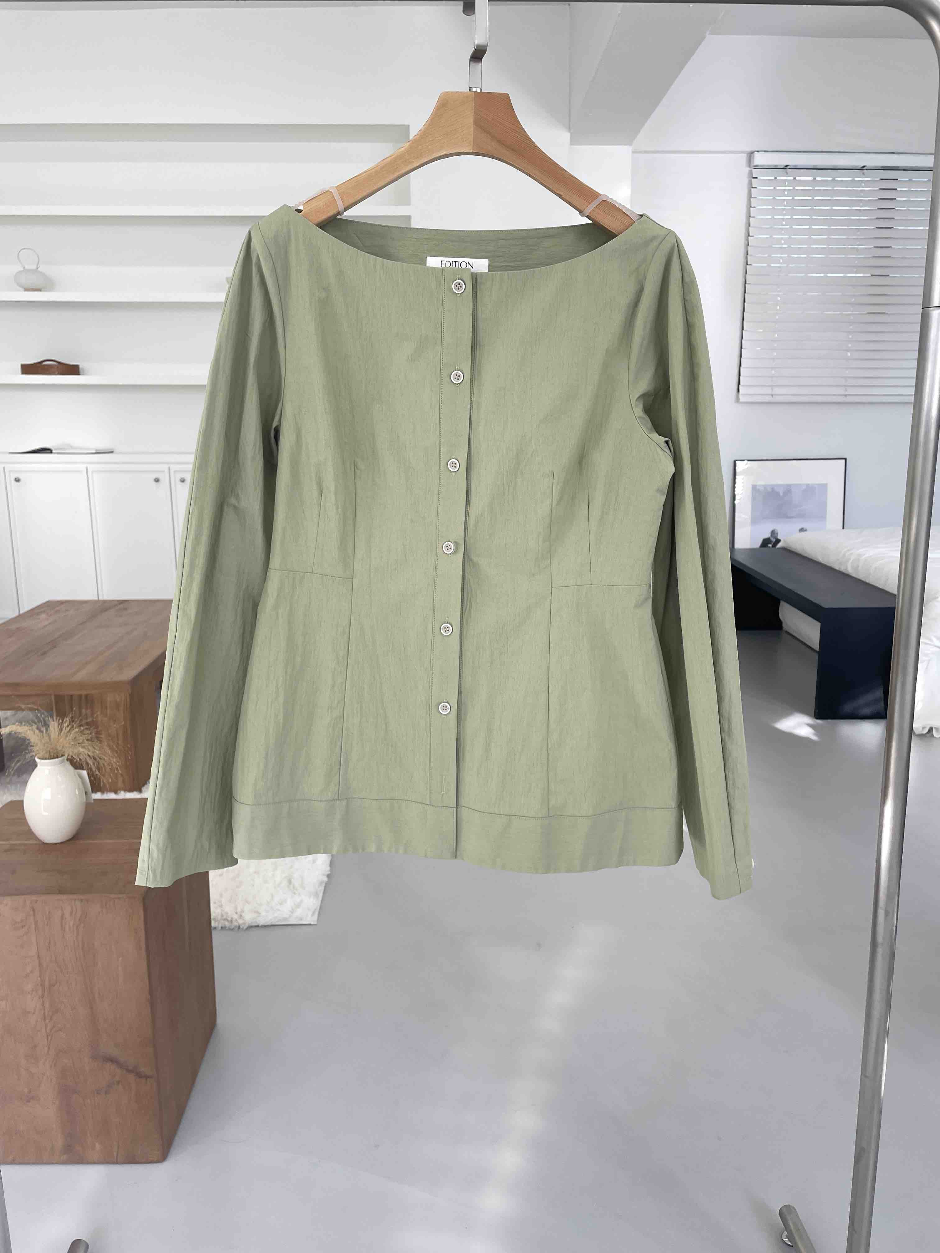 EDITION-P韓國直郵女士新品真品推薦人氣熱賣襯衫蕾絲衫EDITION/CHAHEE襯衫/蕾絲衫圖色2