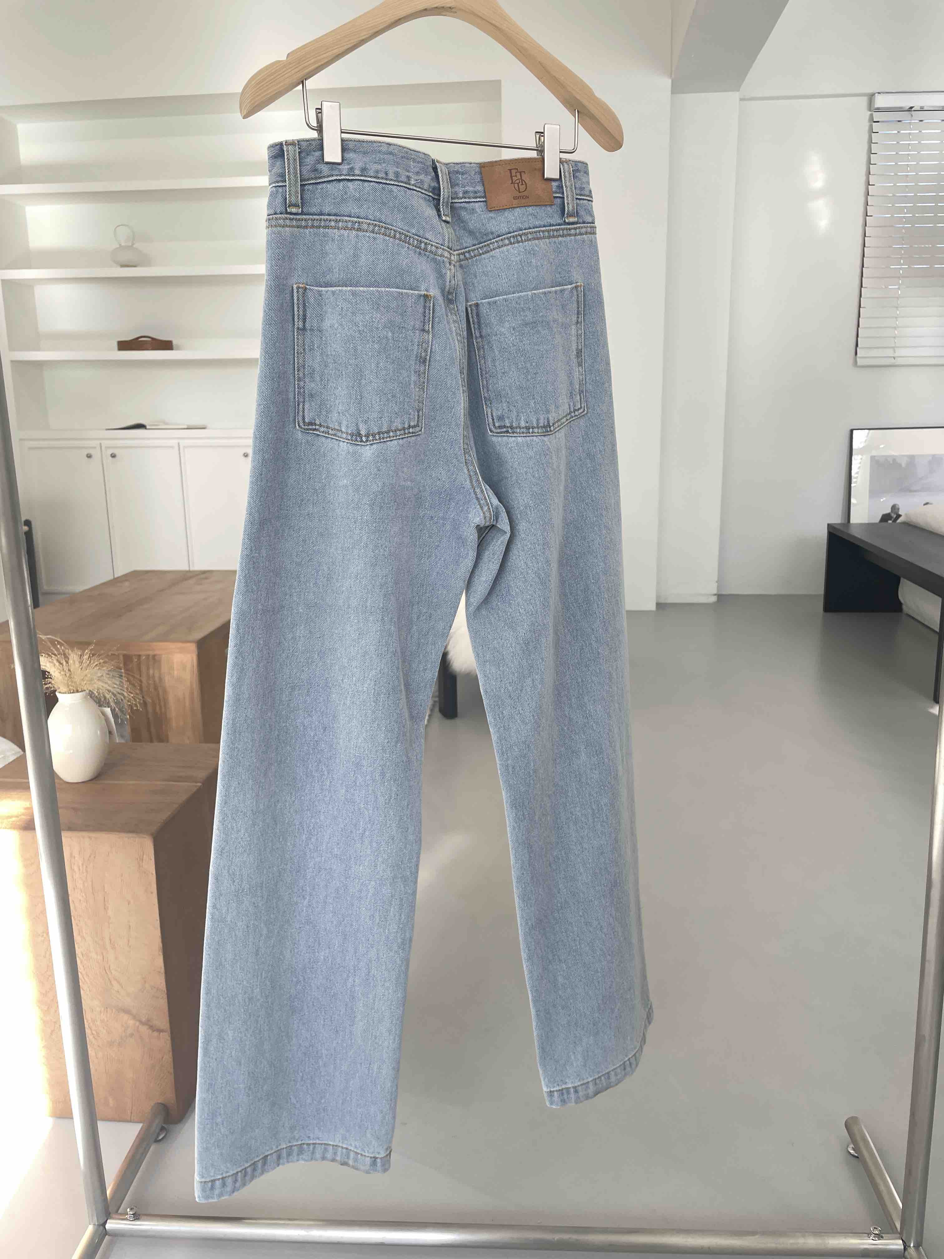 EDITION-P東大門代購女裝新品26春夏人氣時尚真品牛仔褲EDITION/CHAHEE牛仔褲