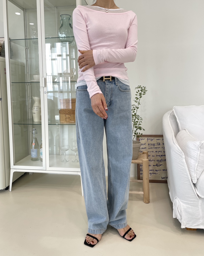 EDITION-P東大門代購女裝新品26春夏人氣時尚真品牛仔褲EDITION/CHAHEE牛仔褲