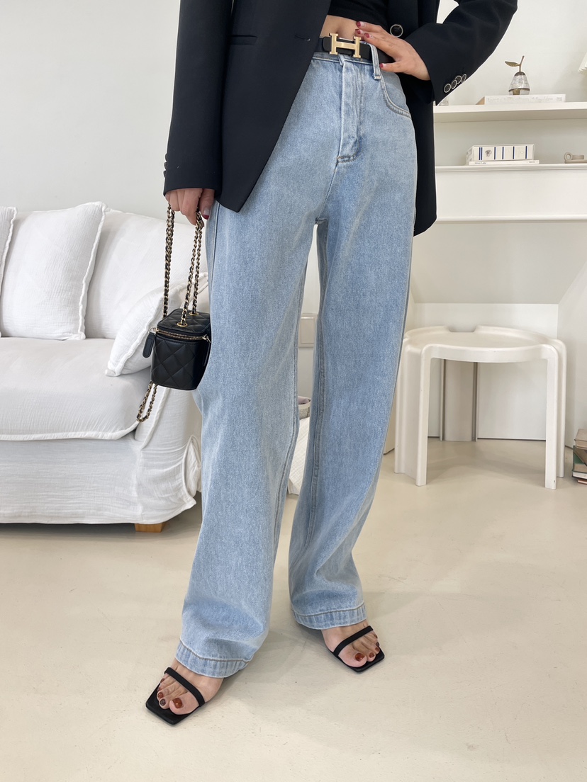 EDITION-P東大門代購女裝新品26春夏人氣時尚真品牛仔褲EDITION/CHAHEE牛仔褲