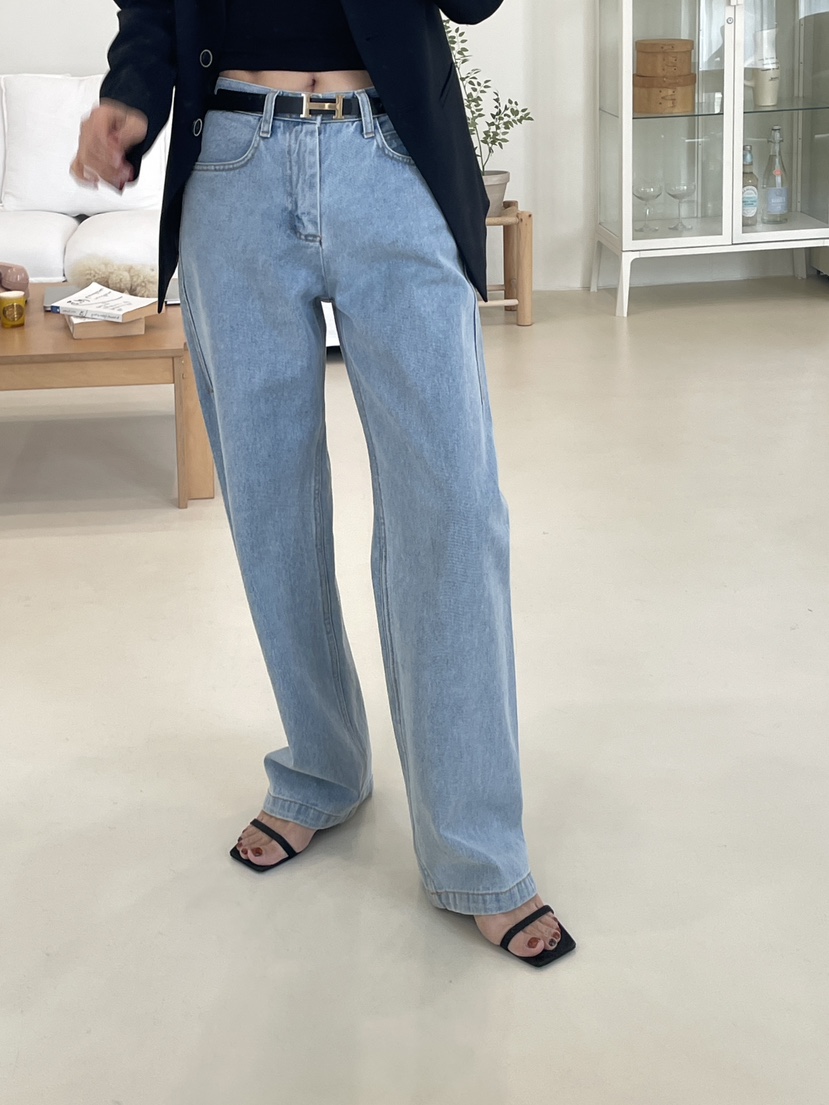 EDITION-P東大門代購女裝新品26春夏人氣時尚真品牛仔褲EDITION/CHAHEE牛仔褲