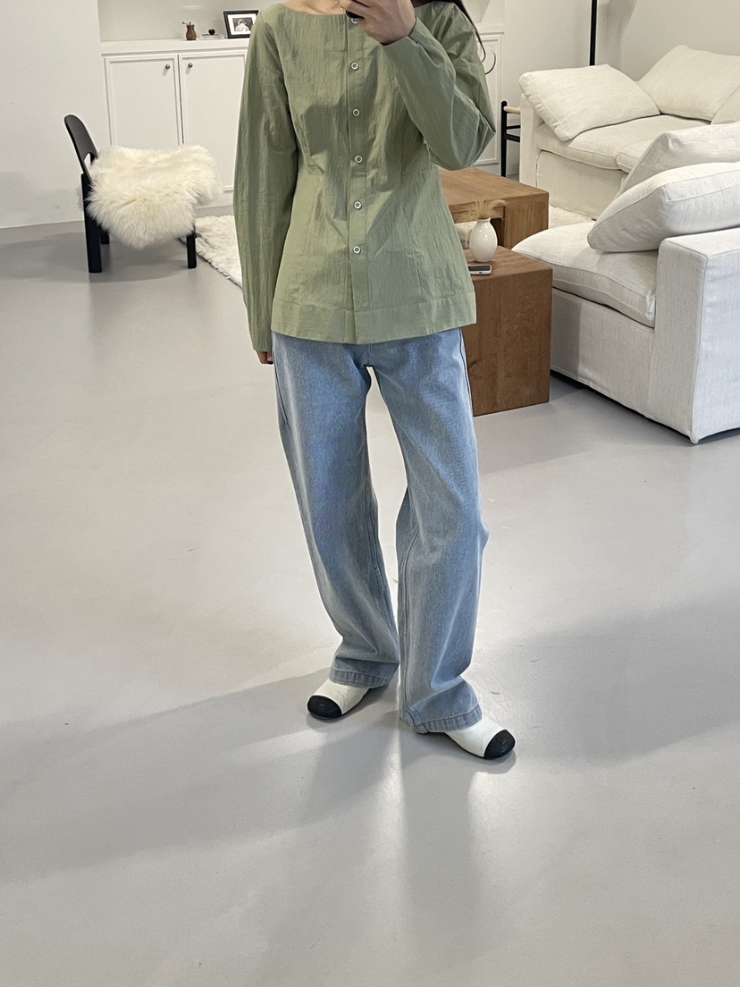 EDITION-P東大門代購女裝新品26春夏人氣時尚真品牛仔褲EDITION/CHAHEE牛仔褲