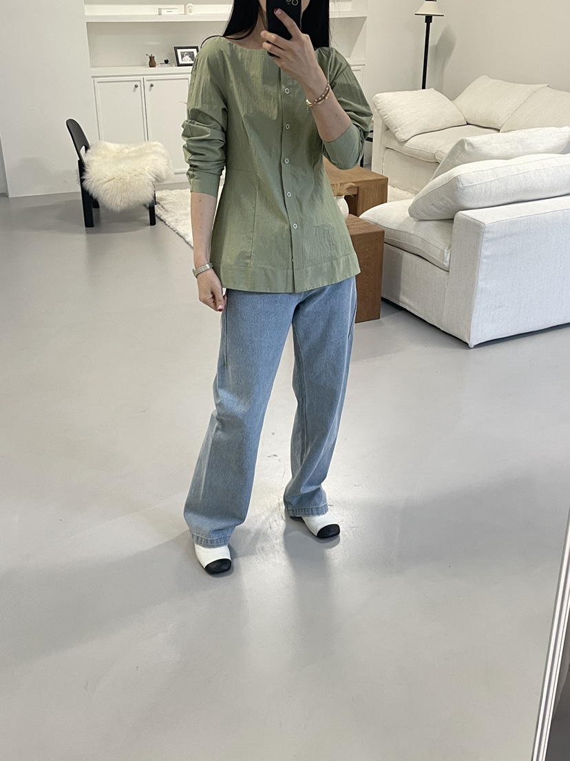 EDITION-P東大門代購女裝新品26春夏人氣時尚真品牛仔褲EDITION/CHAHEE牛仔褲