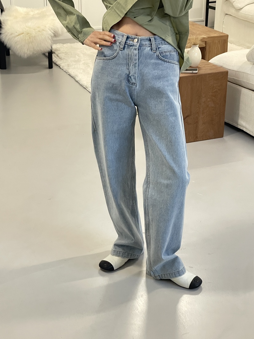 EDITION-P東大門代購女裝新品26春夏人氣時尚真品牛仔褲EDITION/CHAHEE牛仔褲