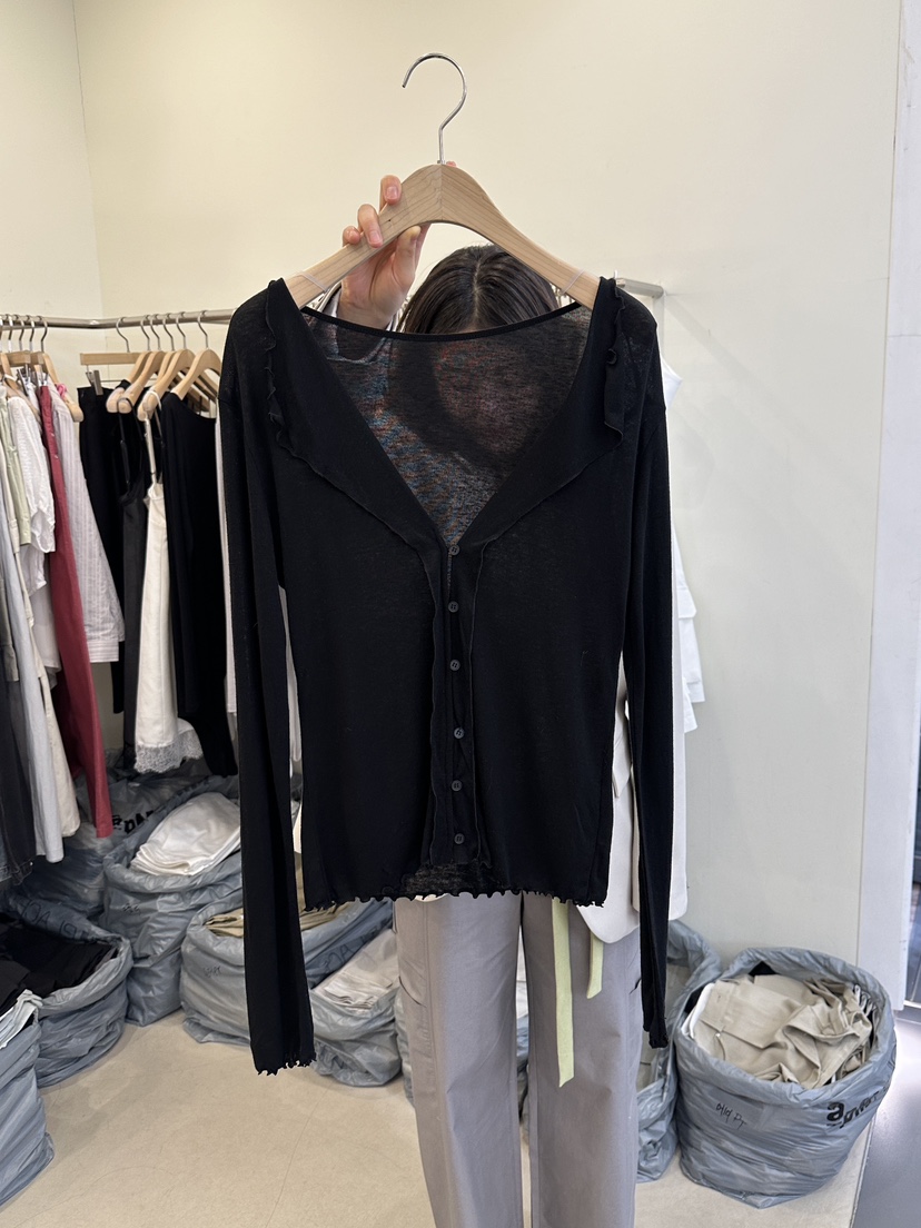 MONDAYMORING東大門代購女士新品職業推薦休閑長袖T恤羊毛衫MONDAYMORING長袖T恤圖色2