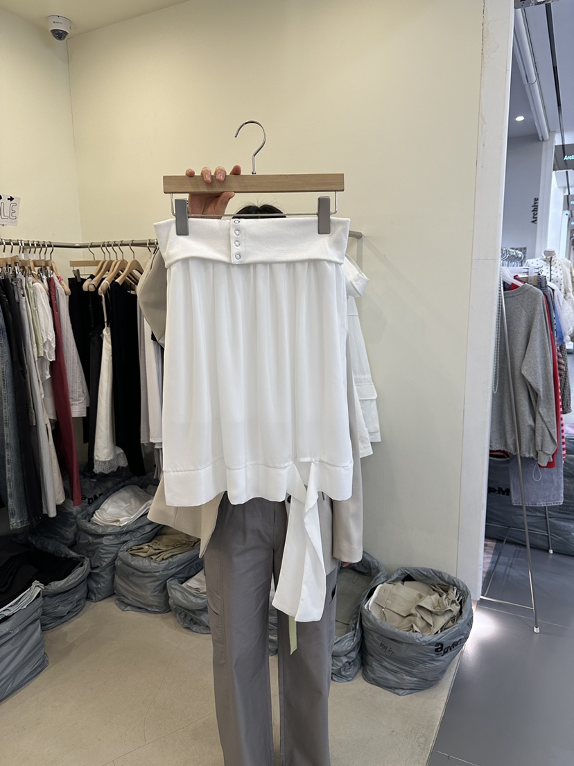 MONDAYMORING韓國直郵女士新品26春夏推薦時尚半身裙中短裙MONDAYMORING半身裙/中短裙圖色1