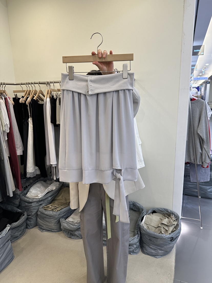 MONDAYMORING韓國直郵女士新品26春夏推薦時尚半身裙中短裙MONDAYMORING半身裙/中短裙圖色2