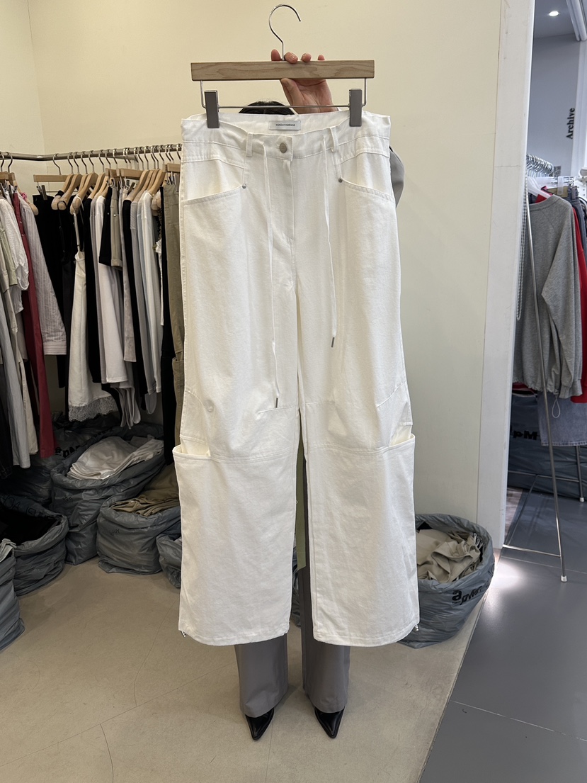 MONDAYMORING韓國直郵女裝新品熱賣26春夏時尚人氣休閑褲MONDAYMORING休閑褲圖色1