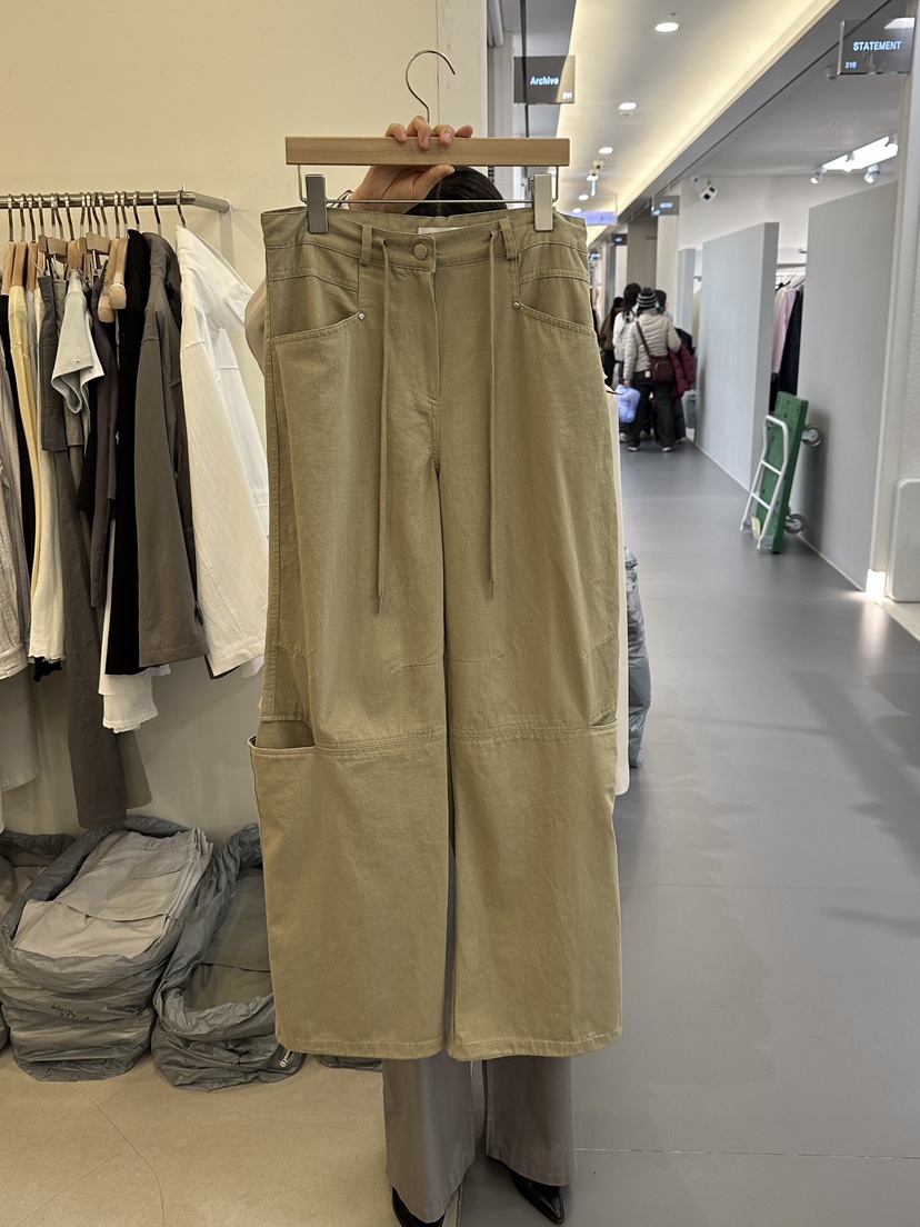 MONDAYMORING韓國直郵女裝新品熱賣26春夏時尚人氣休閑褲MONDAYMORING休閑褲圖色2