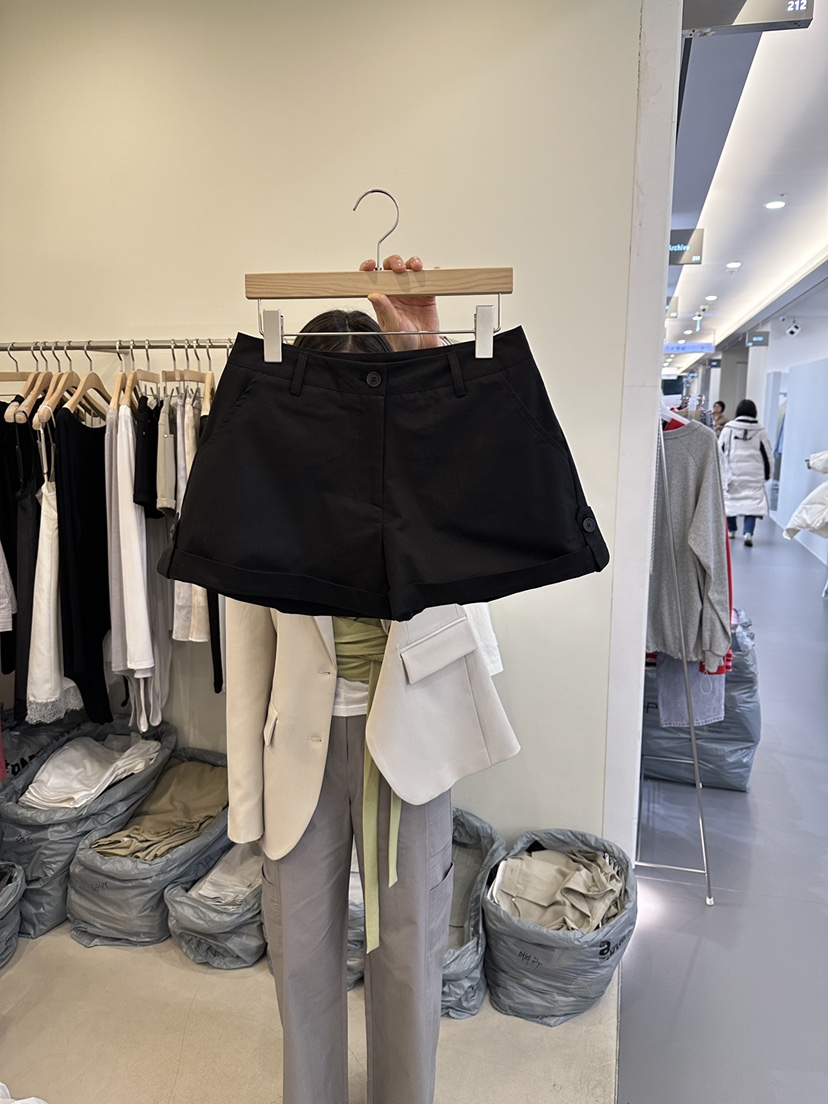 MONDAYMORING韓國代購女裝新款休閑職業26春夏推薦真品短褲MONDAYMORING短褲圖色3