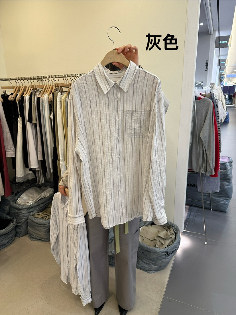 MONDAYMORING韓國代購女士新品時尚人氣熱賣26春夏襯衫蕾絲衫MONDAYMORING襯衫/蕾絲衫圖色2