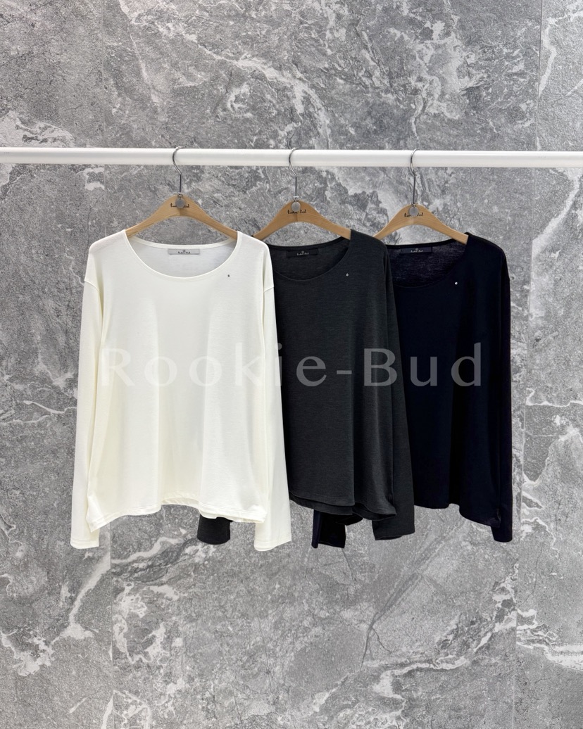 ROOKIE BUD韓國直郵女裝新款休閑真品時尚推薦熱賣長袖T恤ROOKIE BUD-P長袖T恤
