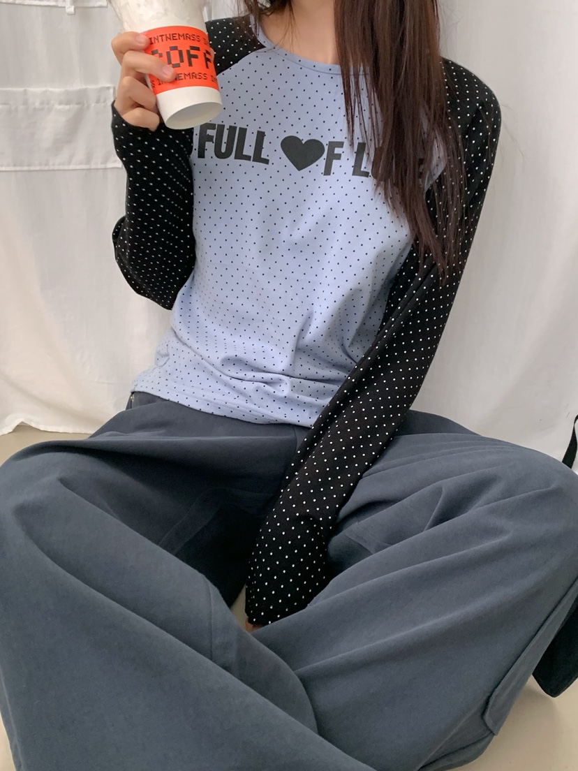 ZITTEN韓國代購女裝新款時尚職業推薦26春夏真品人氣長袖T恤ZITTEN長袖T恤