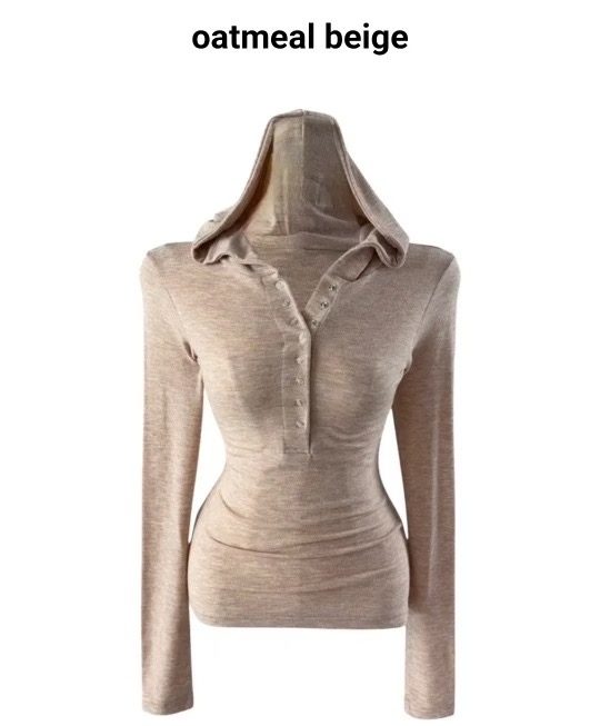 BUTTON 12東大門實拍女士新品26春夏職業熱賣休閑長袖T恤BUTTON 12長袖T恤圖色4