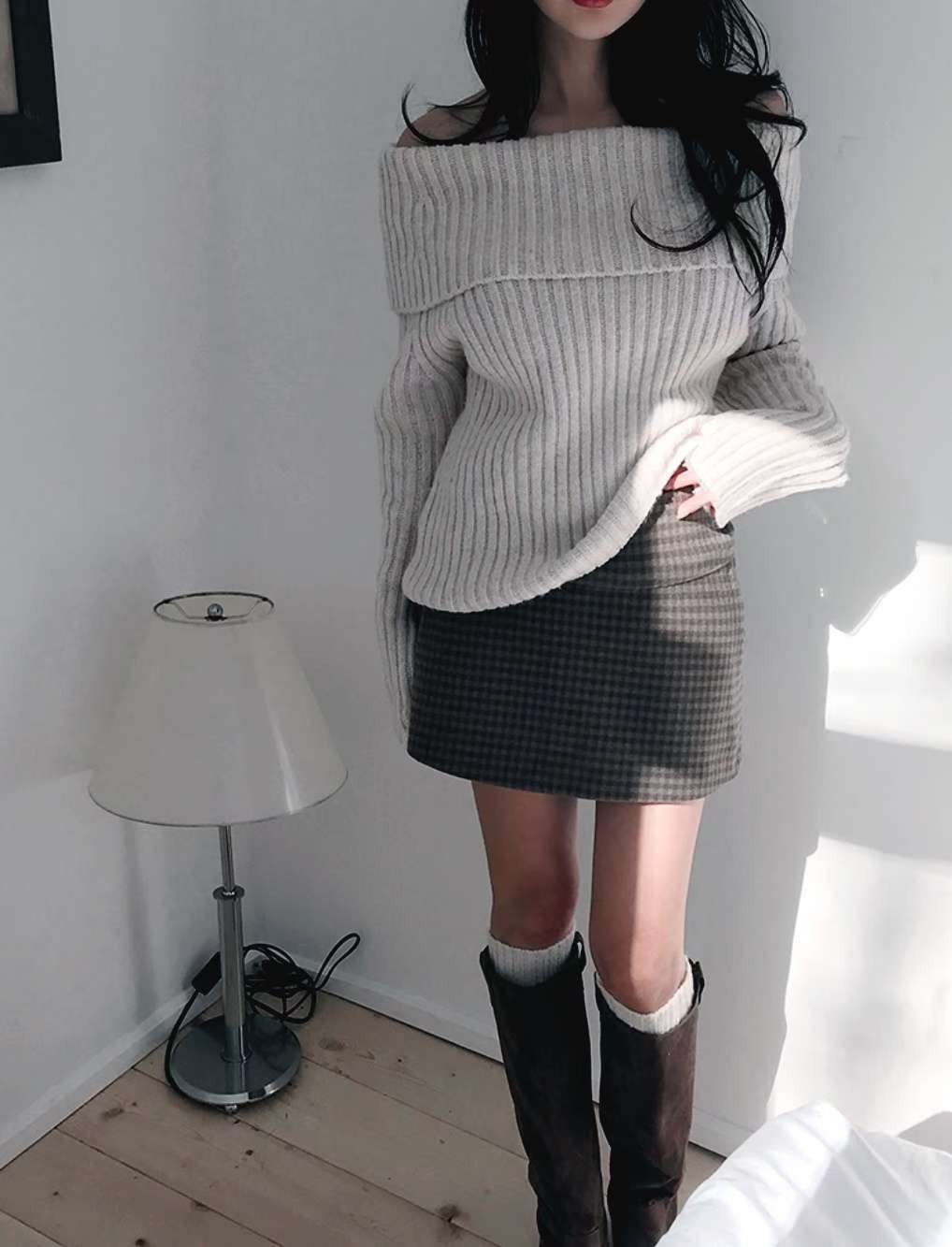 BUTTON 12韓國直郵女士新品熱賣職業人氣休閑推薦真品短裙BUTTON 12短裙