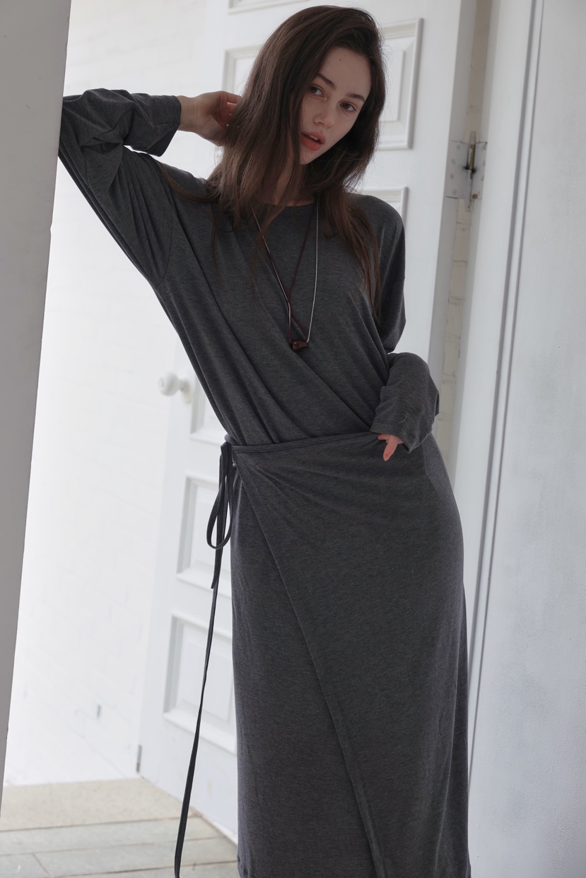 MURMUR韓國代購女士新品時尚人氣真品熱賣26春夏職業連衣裙MURMUR連衣裙