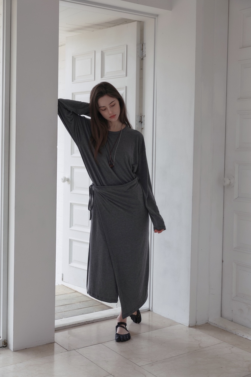 MURMUR韓國代購女士新品時尚人氣真品熱賣26春夏職業連衣裙MURMUR連衣裙