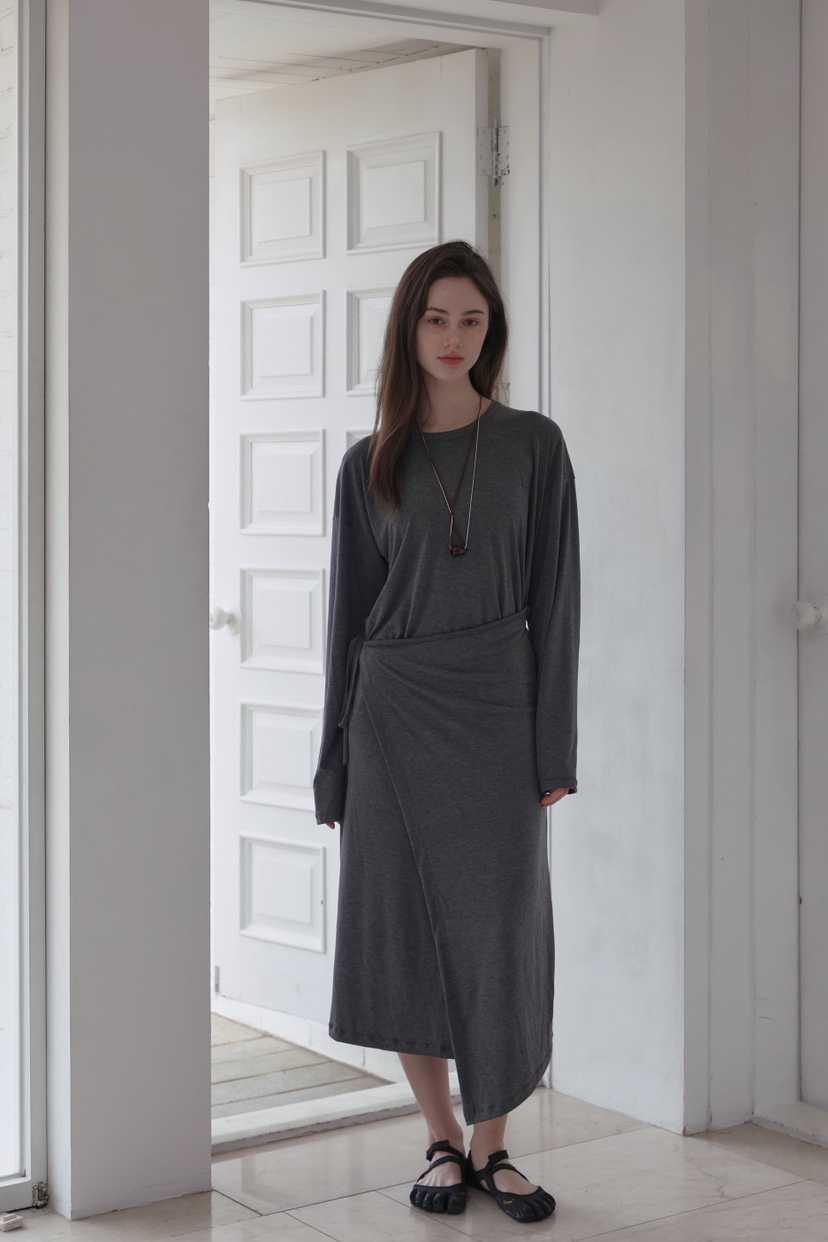 MURMUR韓國代購女士新品時尚人氣真品熱賣26春夏職業連衣裙MURMUR連衣裙