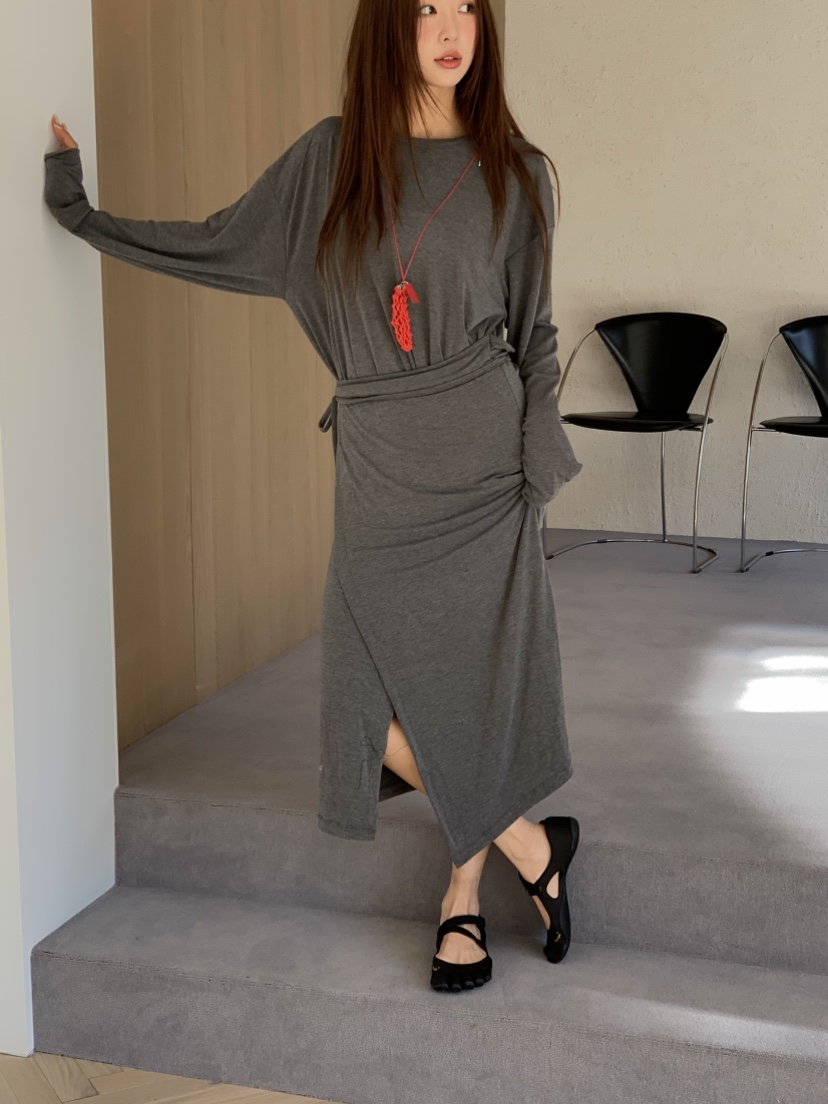 MURMUR韓國代購女士新品時尚人氣真品熱賣26春夏職業連衣裙MURMUR連衣裙