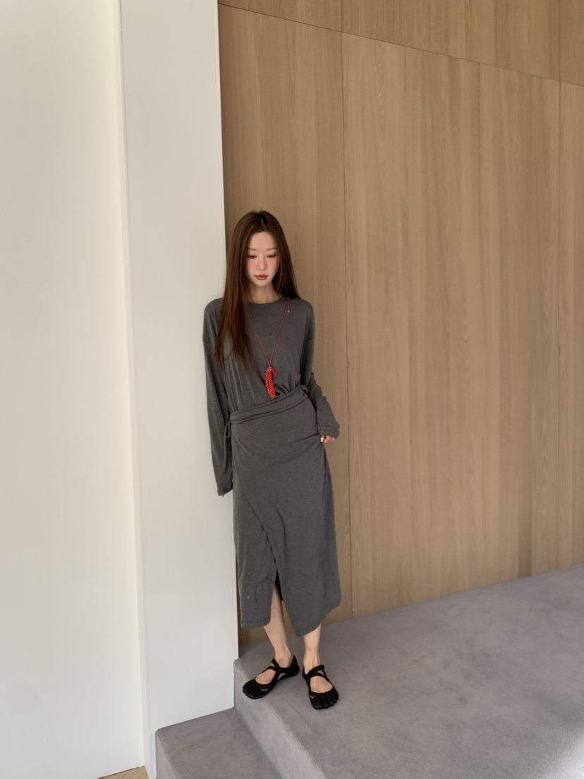 MURMUR韓國代購女士新品時尚人氣真品熱賣26春夏職業連衣裙MURMUR連衣裙