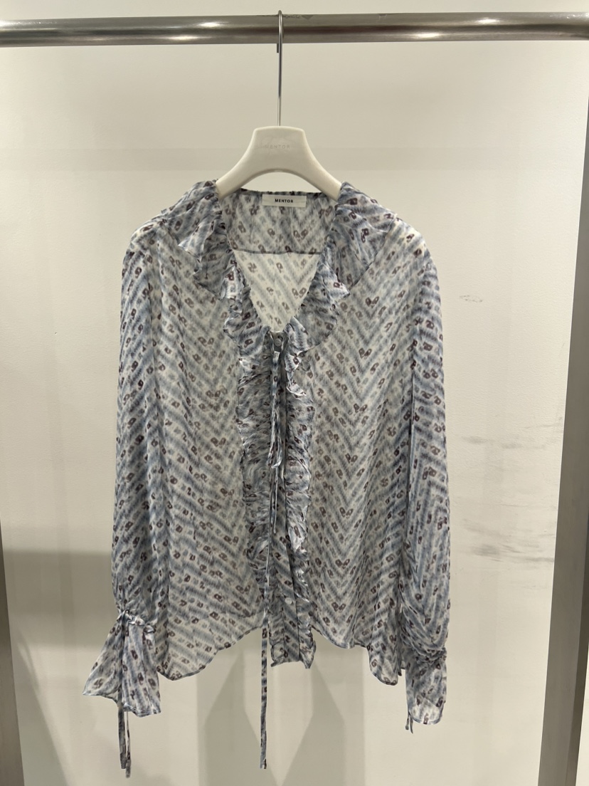 MENTOR東大門實拍女士新品推薦時尚熱賣26春夏襯衫蕾絲衫MENTOR襯衫/蕾絲衫圖色2