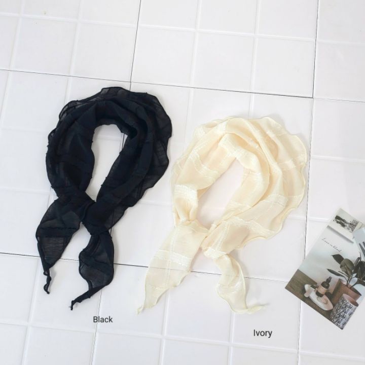 EBADA東大門實拍女裝新品推薦人氣熱賣26春夏職業圍巾披肩EBADA圍巾/披肩