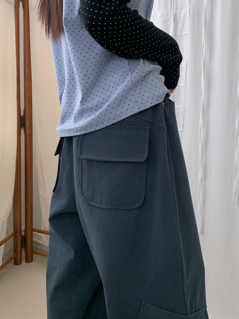 ZITTEN韓國直郵女裝新款推薦職業熱賣人氣休閑休閑褲口袋ZITTEN休閑褲