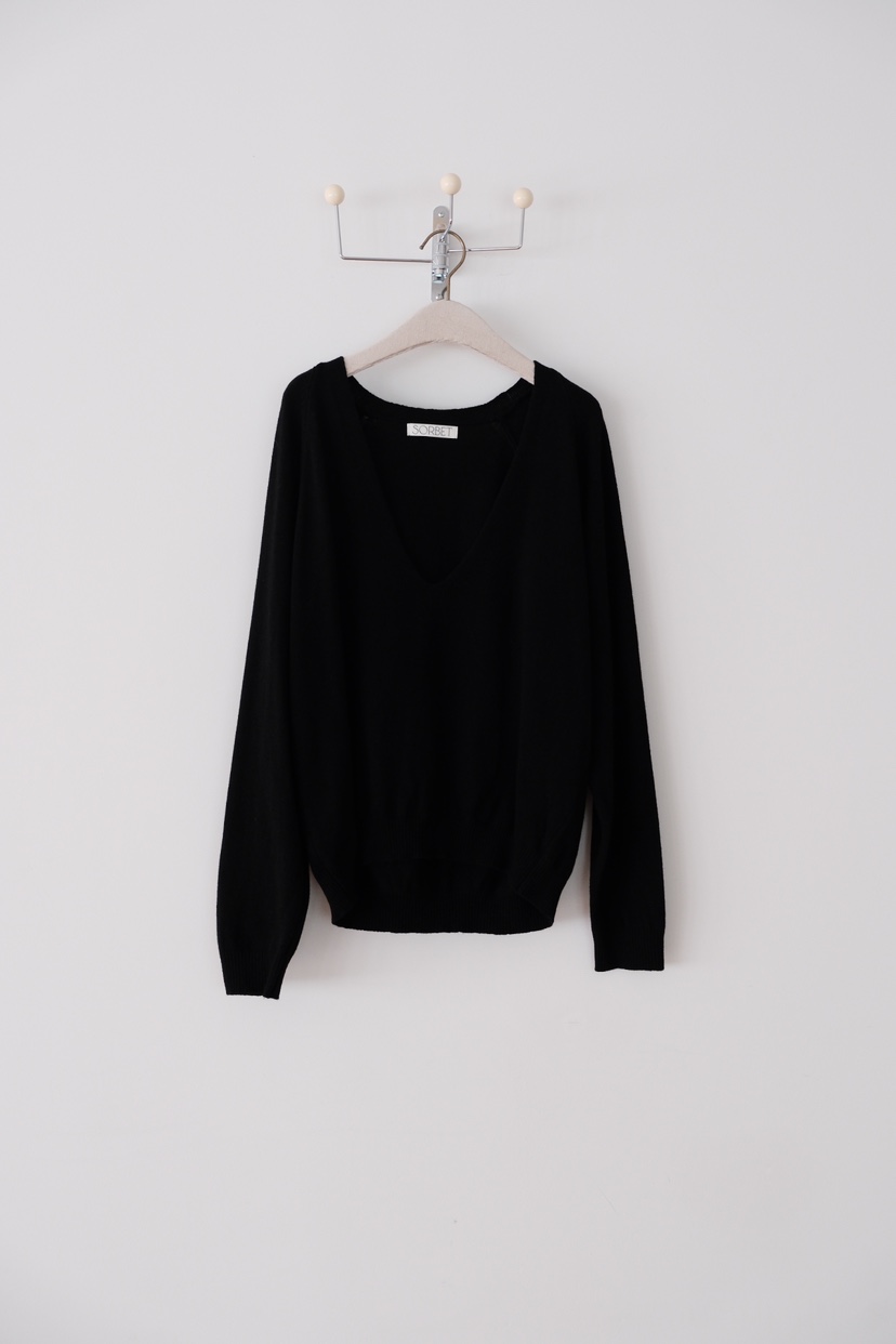 SORBET/FLAT WHITE東大門實拍女裝新品26春夏針織衫V領SORBET/FLAT WHITE針織衫圖色4