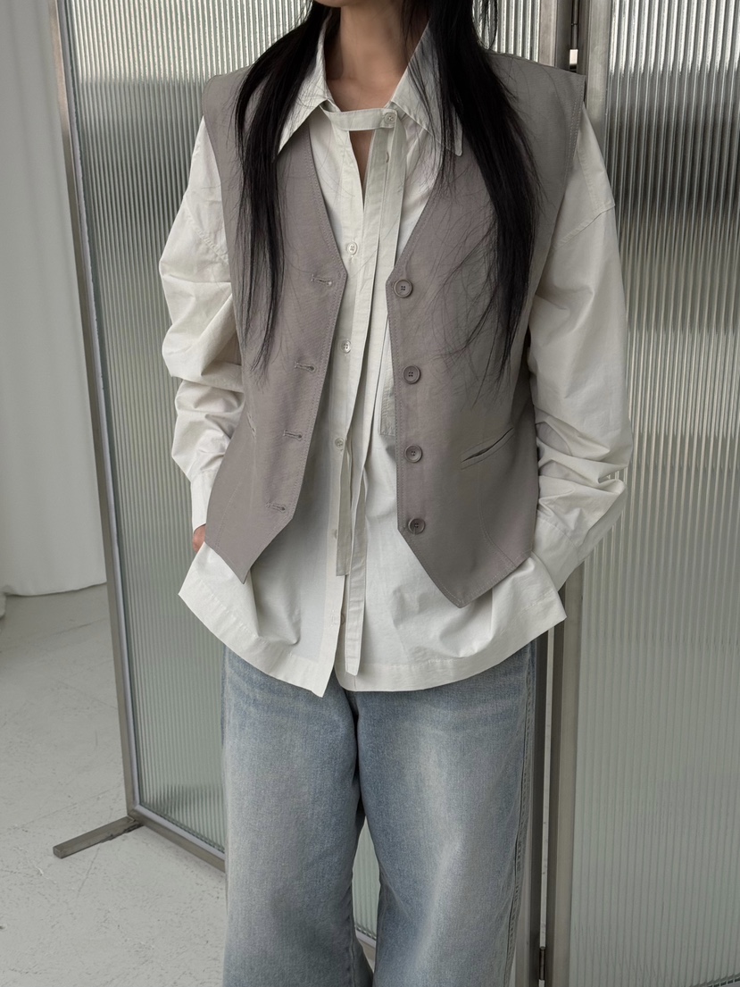 TAUPE韓國直郵女裝新款時尚熱賣26春夏真品人氣休閑推薦馬甲TAUPE馬甲