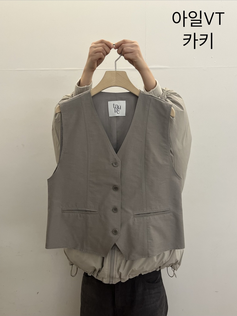 TAUPE韓國直郵女裝新款時尚熱賣26春夏真品人氣休閑推薦馬甲TAUPE馬甲圖色1