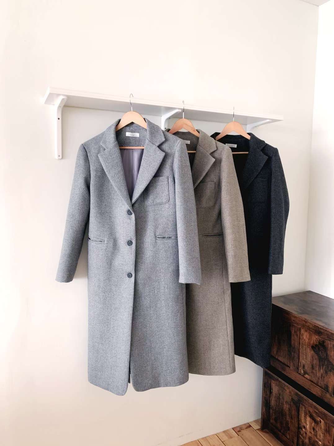 BUTTON 12韓國代購女裝新款真品推薦26春夏熱賣中長款大衣BUTTON 12中長款大衣